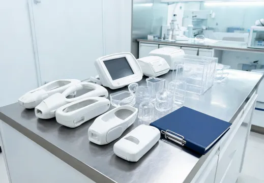 Medical plastic device housings